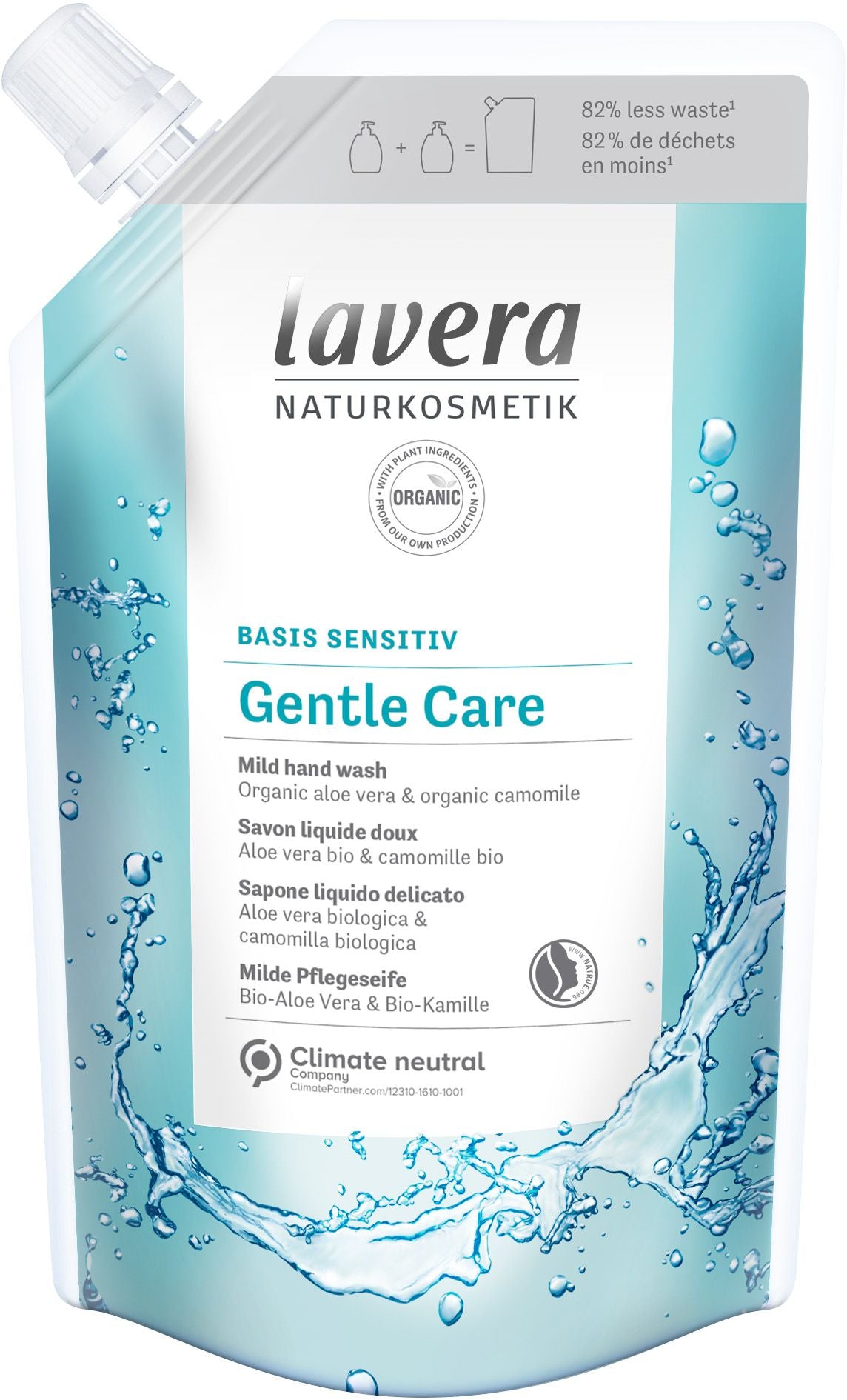 Lavera BASIS - Gentle Hand Care Wash Refill - 500ml