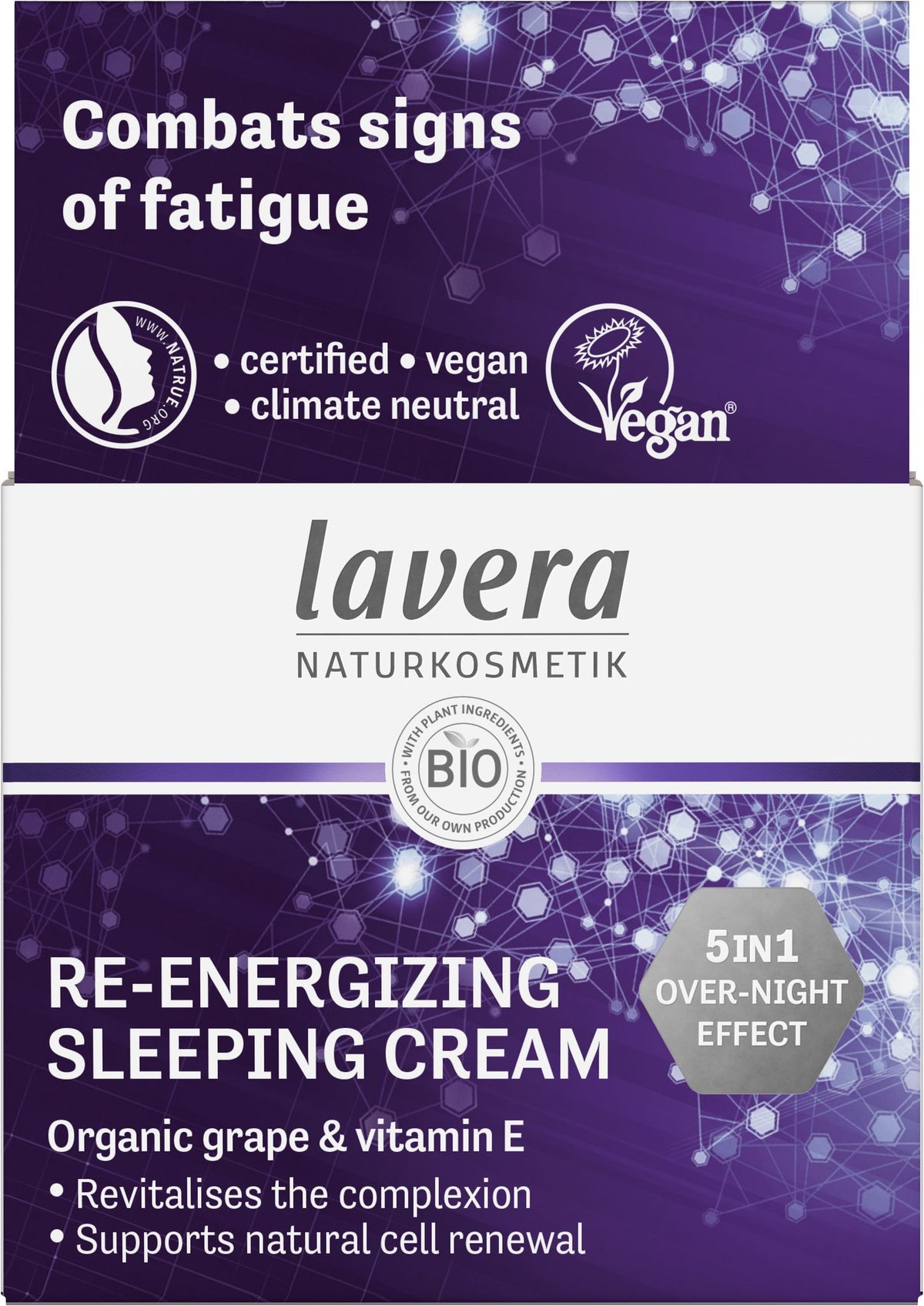 Lavera RE-ENERGISING - Sleepin Cream - 50ml