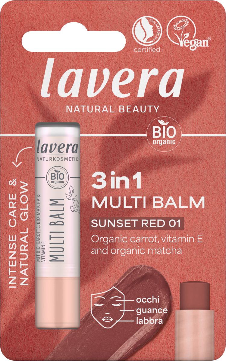 Lavera MULTI BALM - Sunset Red 01 - 4.5g