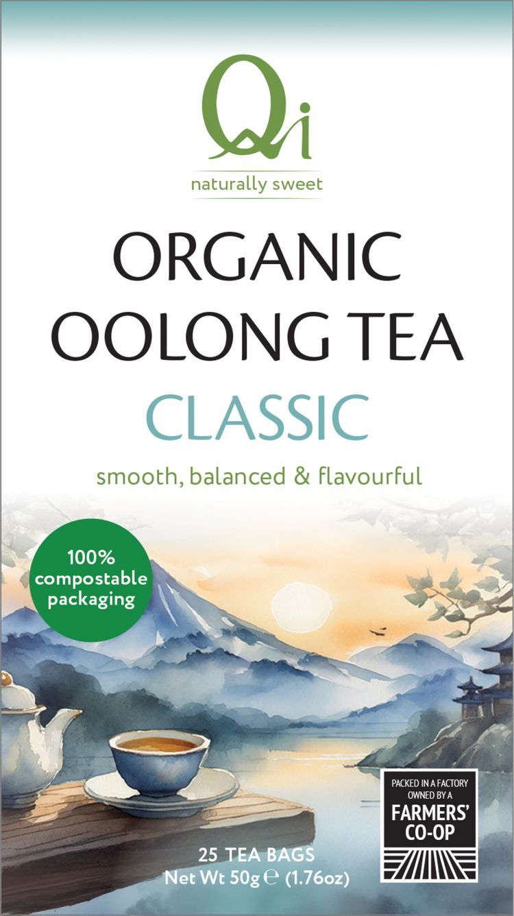 Qi Teas Organic Oolong Tea - 25 bags / 50g