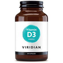 Viridian Vitamin D3 1000iu - 30 Veg Caps