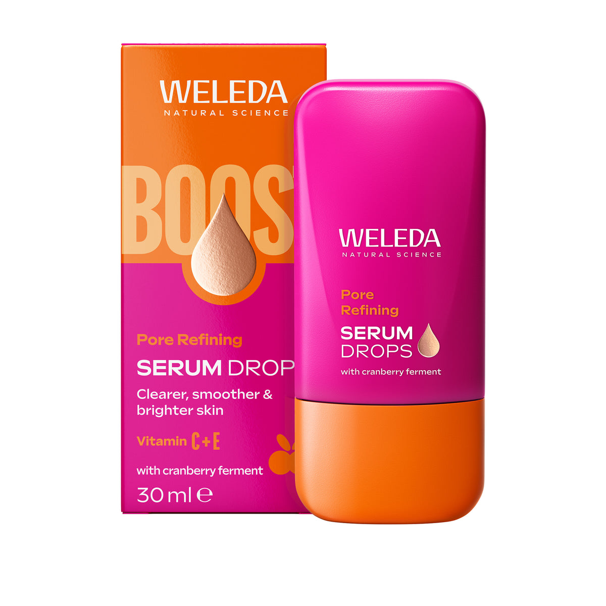 Weleda Pore Refining Vitamin C Serum Booster Drops 30ml