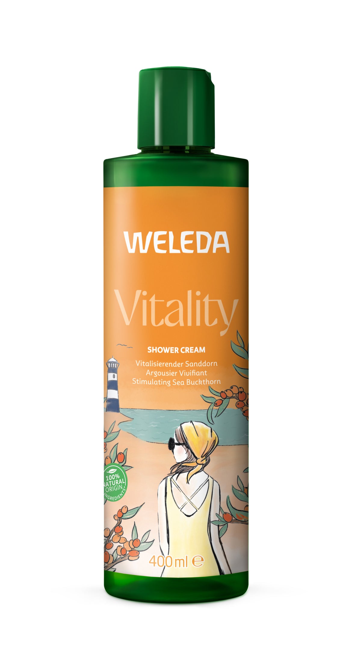 Weleda Vitality Shower Cream Sea Buckthorn 400ml