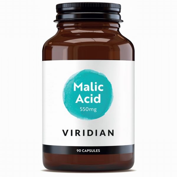 Viridian Malic Acid 500mg - 90 Veg Caps
