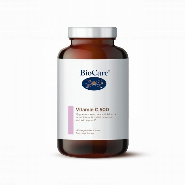 BioCare Vitamin C 500 - 180 Veg Caps