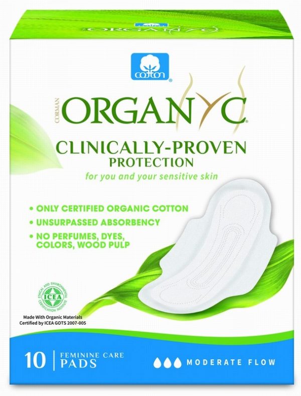 Sanitary pads moderate flow