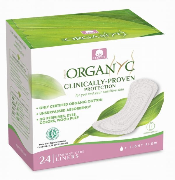 Panty liners folded light flow