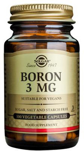 Solgar Boron 3mg - 100 Veg Caps