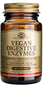 Solgar Vegan Digestive Enzymes Chewable - 250 Tabs