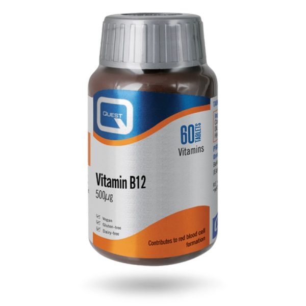 Quest Vitamin B12 500mcg - 60 Tabs