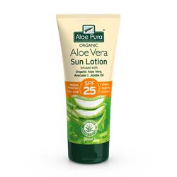 Aloe Pura Organic Aloe Vera Sun Lotion SPF25 - 200ml
