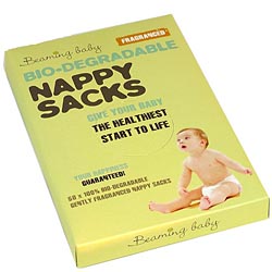Beaming Baby Nappy Sacks - Fragranced - 60pieces