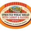 Organic Sprouted Carrot/Raisin Bread