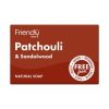 Friendly Soap Patchouli & Sandalwood Soap - 95g
