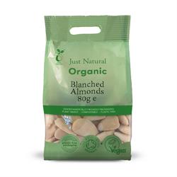 Just Natural Organic Blanched Almonds - 80g