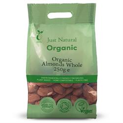 Just Natural Organic Whole Almonds - 250g