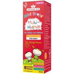 Nature&039;s Aid Children&39;s Multi-Vitamin Drops - 50ml