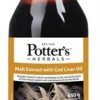 Potters Malt Extract with Cod Liver Oil - 650g