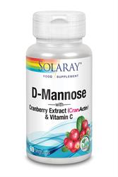 Solaray D-Mannose & CranActin 1000mg - 60caps