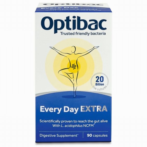 Optibac Probiotics Every Day Extra Strength Caps - 90 Caps - Image 2