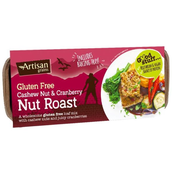 Artisan Grains Cashew and Cranberry Nut Roast - 200g - Image 2