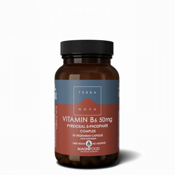 Terranova Vitamin B6 P5-P 5mg Complex - 50caps