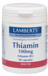 Lamberts Thiamin 100mg Vitamin B1 - 90 Caps