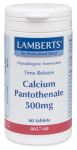 Lamberts Calcium Pantothenate 500mg Time Relase - 60 Tabs