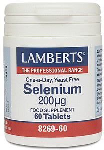 Lamberts Selenium 200mcg as Seleno L-Methionine - 60 Tabs