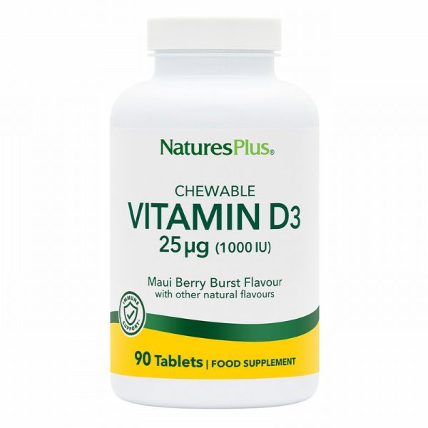 ADULT VIT D3 1000 IU CHEWABLE 90