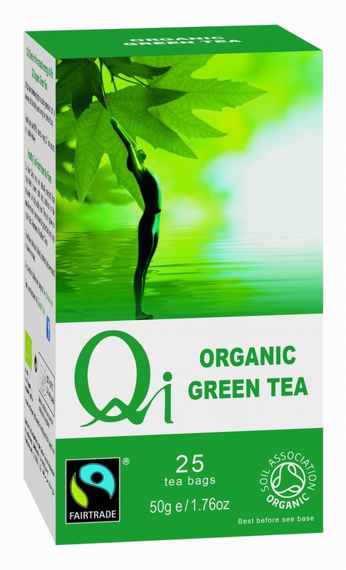 Qi Organic Green Tea - 25bags - Image 3