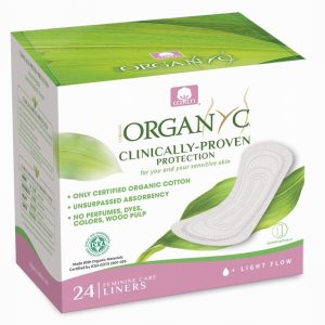 Panty liners folded light flow