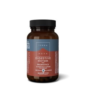 Terranova Digestive Enzymes with Probiotics Complex - 50caps