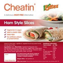 VBites Cheatin Ham Style Slices - 100g - Image 2