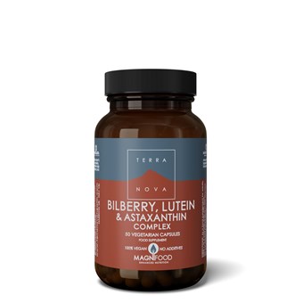 Terranova Bilberry Lutein and Astaxanthin Complex - 50caps - Image 2