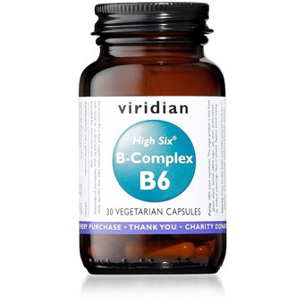 Viridian HIGH SIX Vitamin B6 with B Complex - 30 Veg Caps