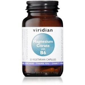 Viridian Magnesium Citrate 100mg with B6 25mg - 90 Veg Caps