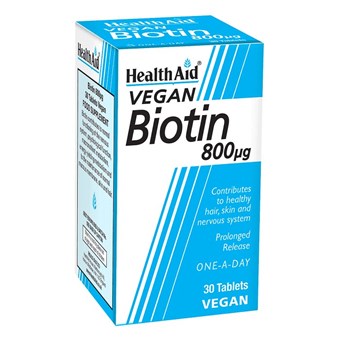 HealthAid Biotin 800ug - 30tablets - Image 2