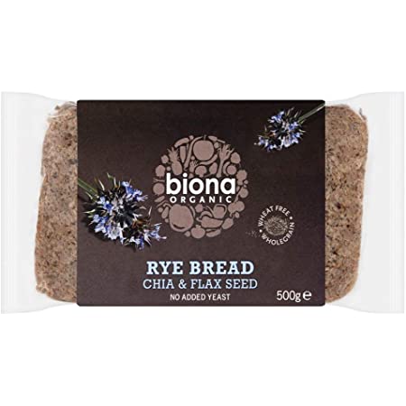 Biona Organic Rye Chia Bread - 500g - Image 2