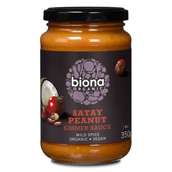 Biona Organic Satay Peanut Sauce - 350g - Image 2