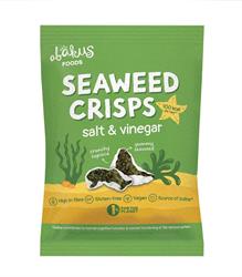 Abakus Foods Seaweed Crisps - Salt & Vinegar - 18g