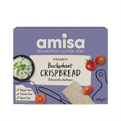 Amisa Organic Gluten Free Buckwheat Crispbread - 120g