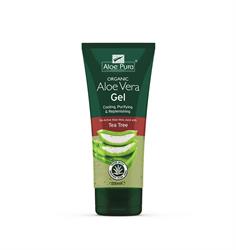 Aloe Pura Organic Aloe Vera Gel & Tea Tree Oil - 200ml
