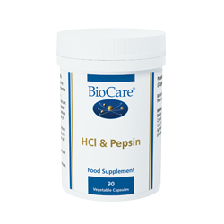 BioCare HCl & Pepsin - 90 Veg Caps