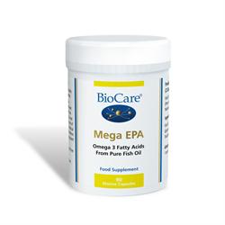 BioCare Mega EPA Omega 3 Fish Oil Marine Caps - 90 Marine Caps
