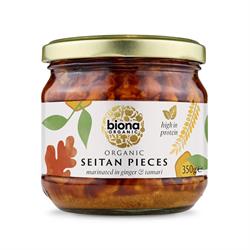 Biona Organic Seitan - Marinated in Ginger and Soya Sauce - 350g