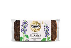 Biona Organic Rye Chia Bread - 500g