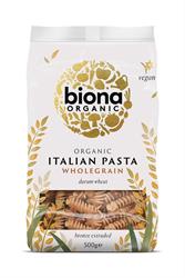 Biona Organic Wholemeal Fusilli - 500g