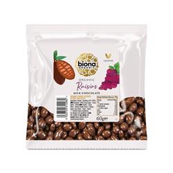 Biona Organic Milk Chocolate Raisins - 60g