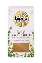 Biona Organic Spelt Lasagne - 250g